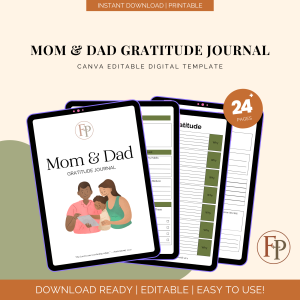 Mom & Dad Gratitude Journal